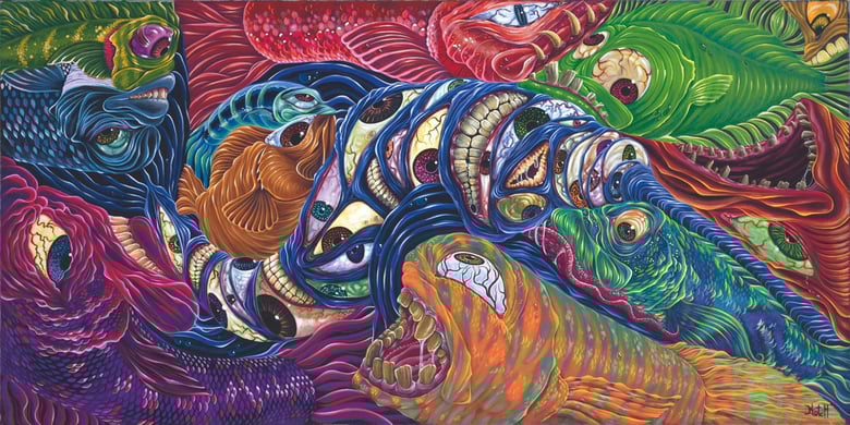 Image of "Watch What You Eat" 18" x 24" poster