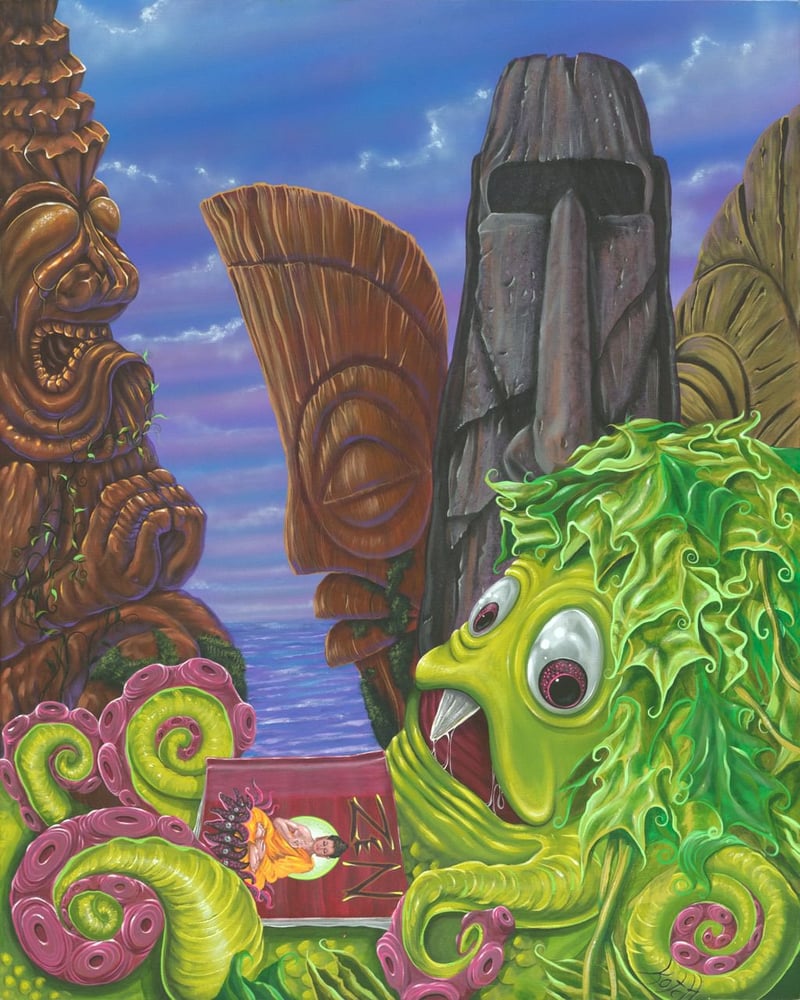 Image of "Tentacles of Tranquility" 18" x 24" poster