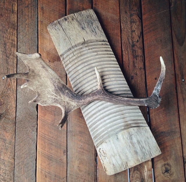 Image of Vintage Wooden Washboard