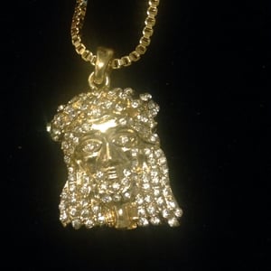 Image of Micro bling Jesus piece