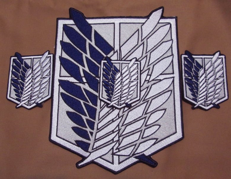 Image of Attack on Titan Survey Corps Patch Set (4 or 5)