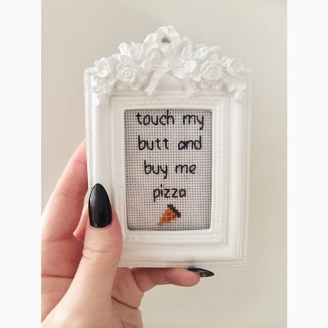 Image of Touch my butt and buy me pizza🍕