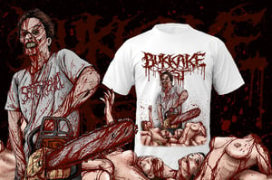 Image of Bukkake Fest white t-shirt