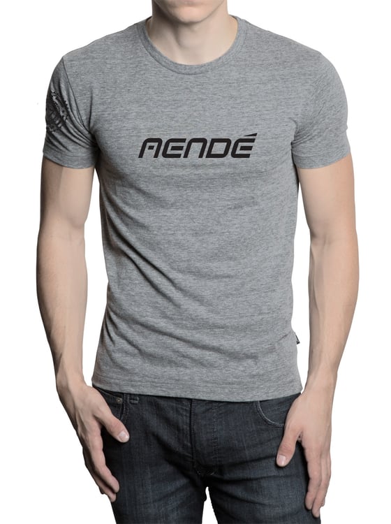 Image of *SALE* Aendé Retro T-shirt Grey/Black