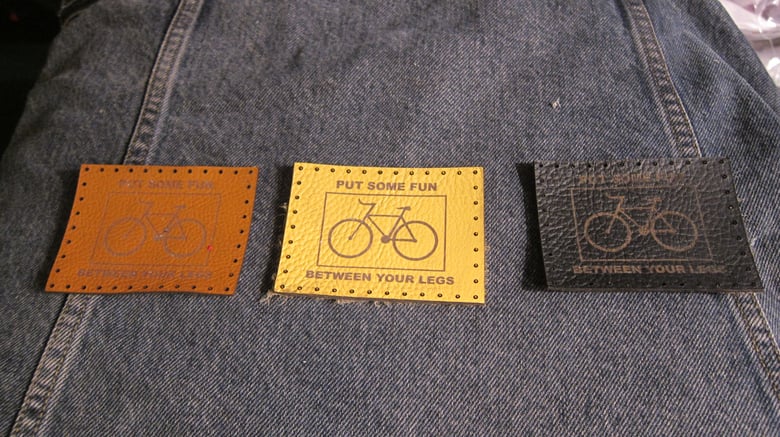 Image of LEATHER PATCH RECTANGLE