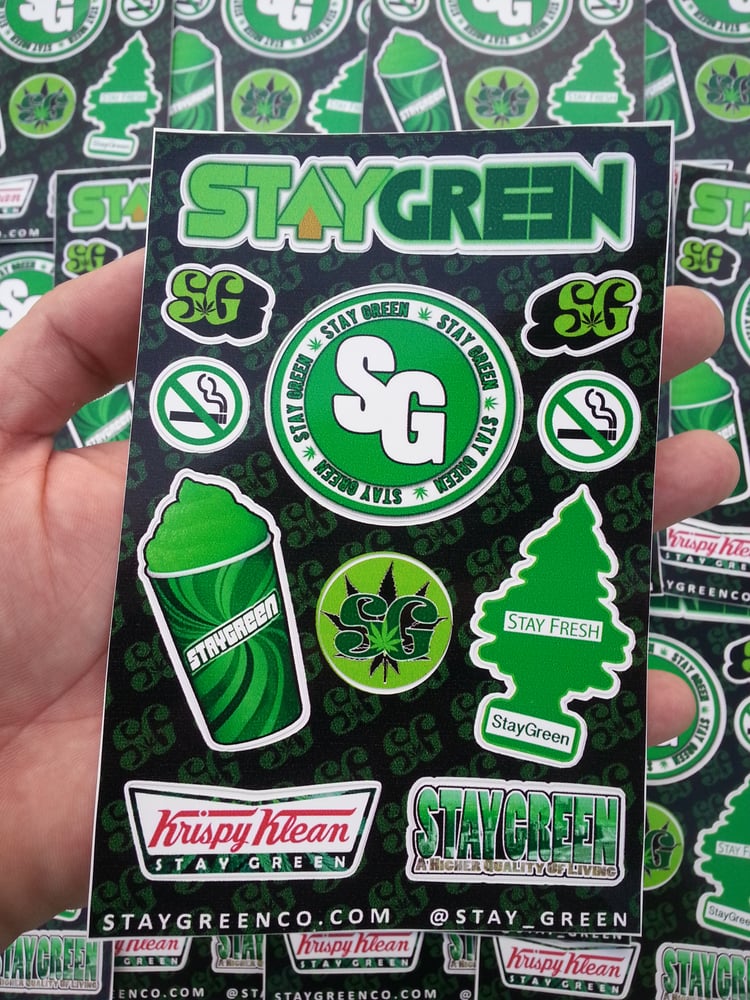 Image of Staygreen Sticker Card!