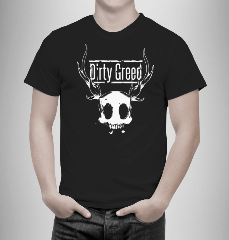 Image of Dirty Greed - Skull MEN T-Shirt