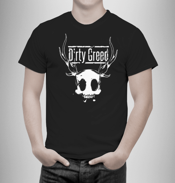 Image of Dirty Greed - Skull MEN T-Shirt