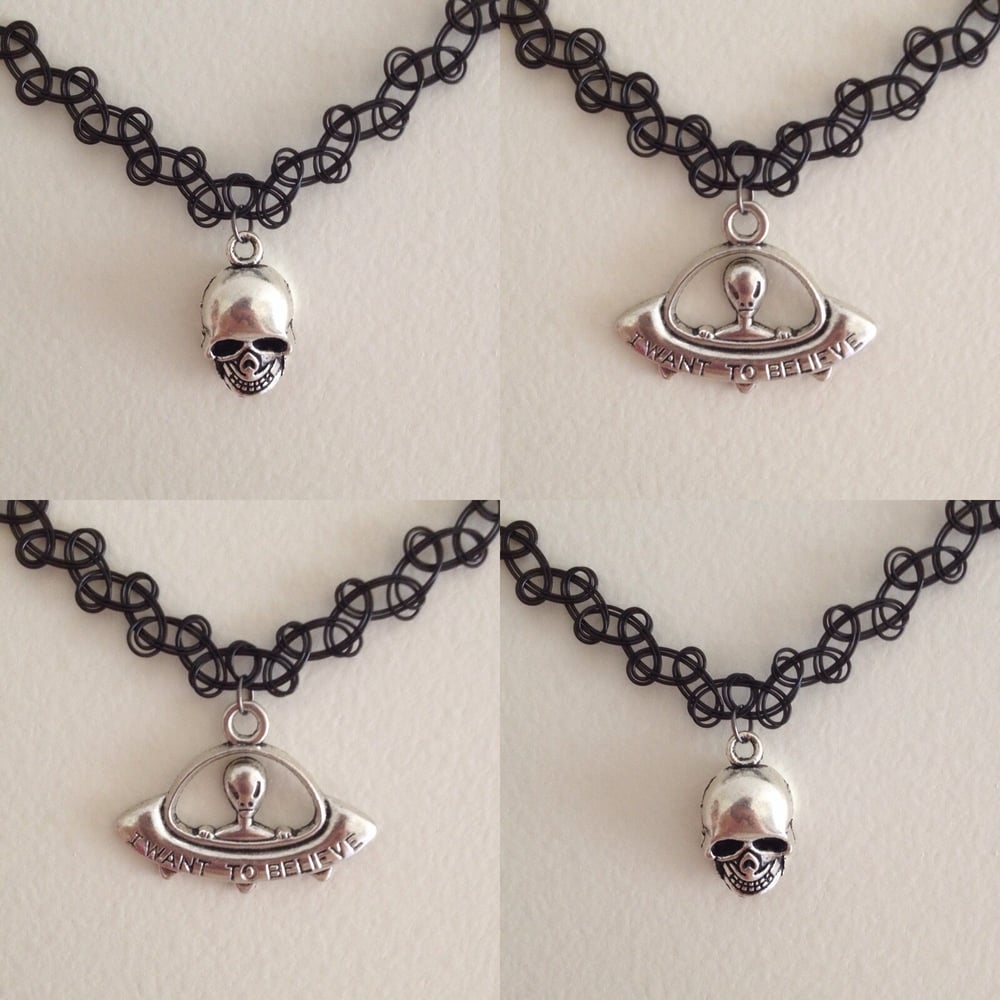 Image of Charm Tattoo Chokers