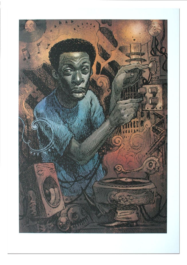 Image of Pete Rock - Lithograph Print