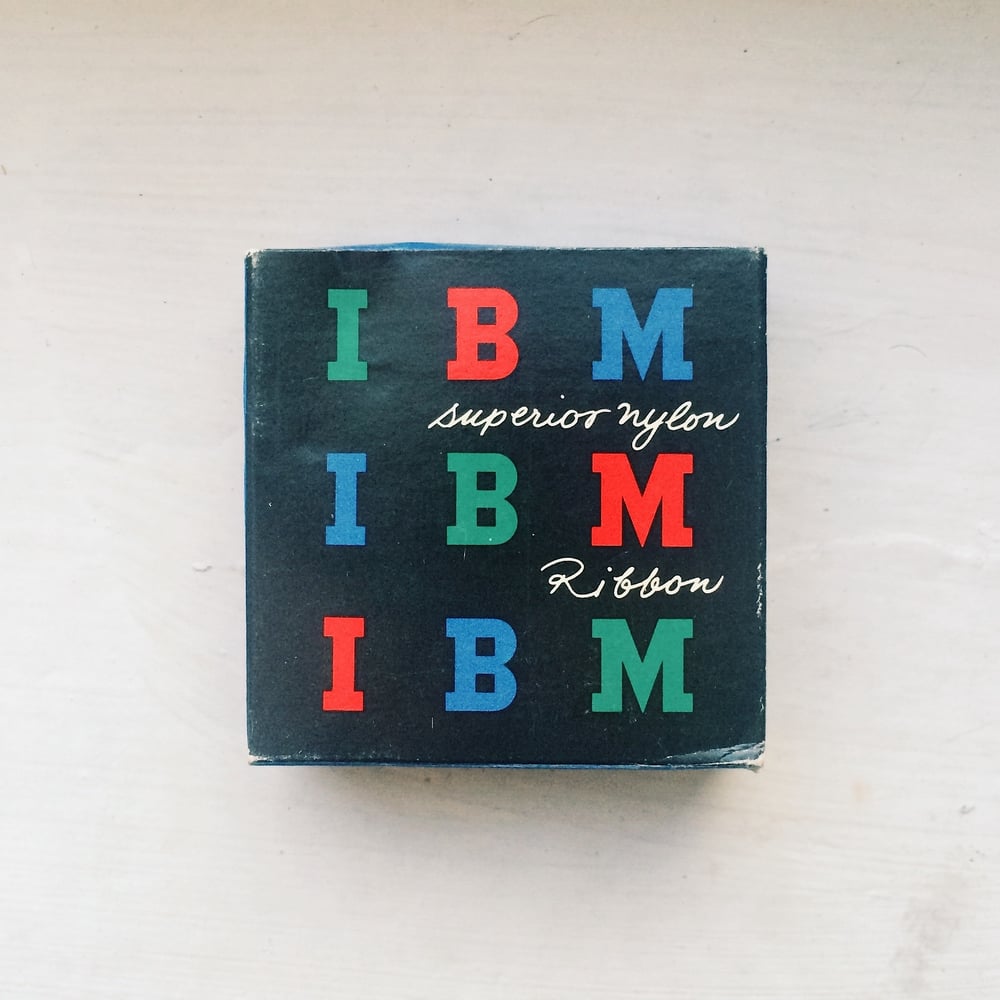 Image of IBM Typewriter Ribbon (Paul Rand design)