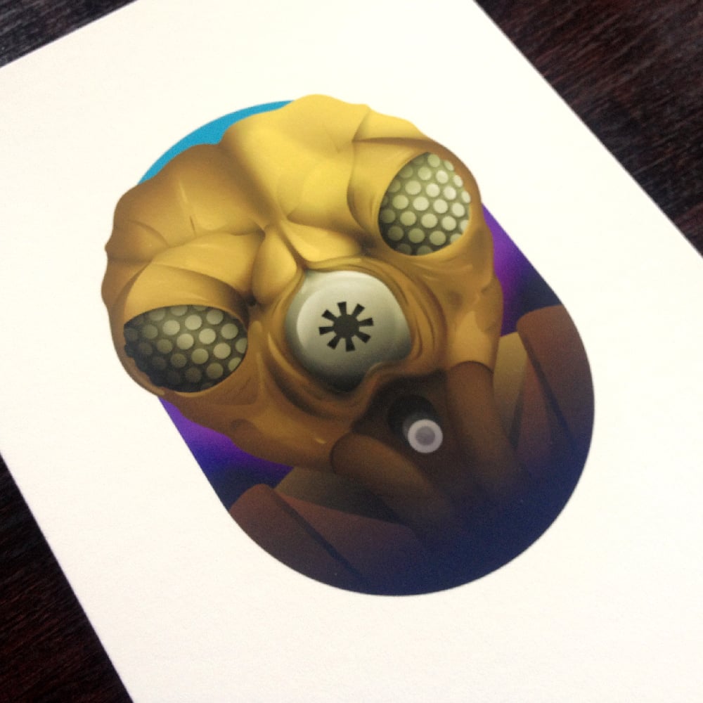 Image of Hunters: Zuckuss Print