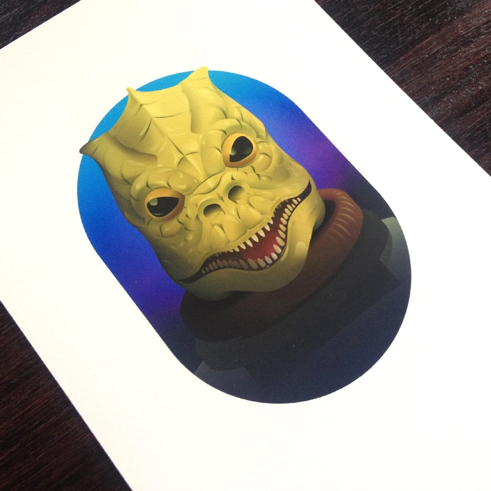 Image of Hunters: Bossk Print