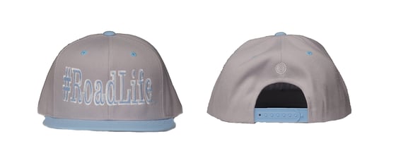 Image of #RoadLife (Hat Grey/Sky Blue)