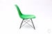 Image of Charles and Ray Eames Fiberglass Side Chair Kelly Green Cats Cradle Base