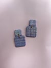 Lavender Disco Square Dangle 