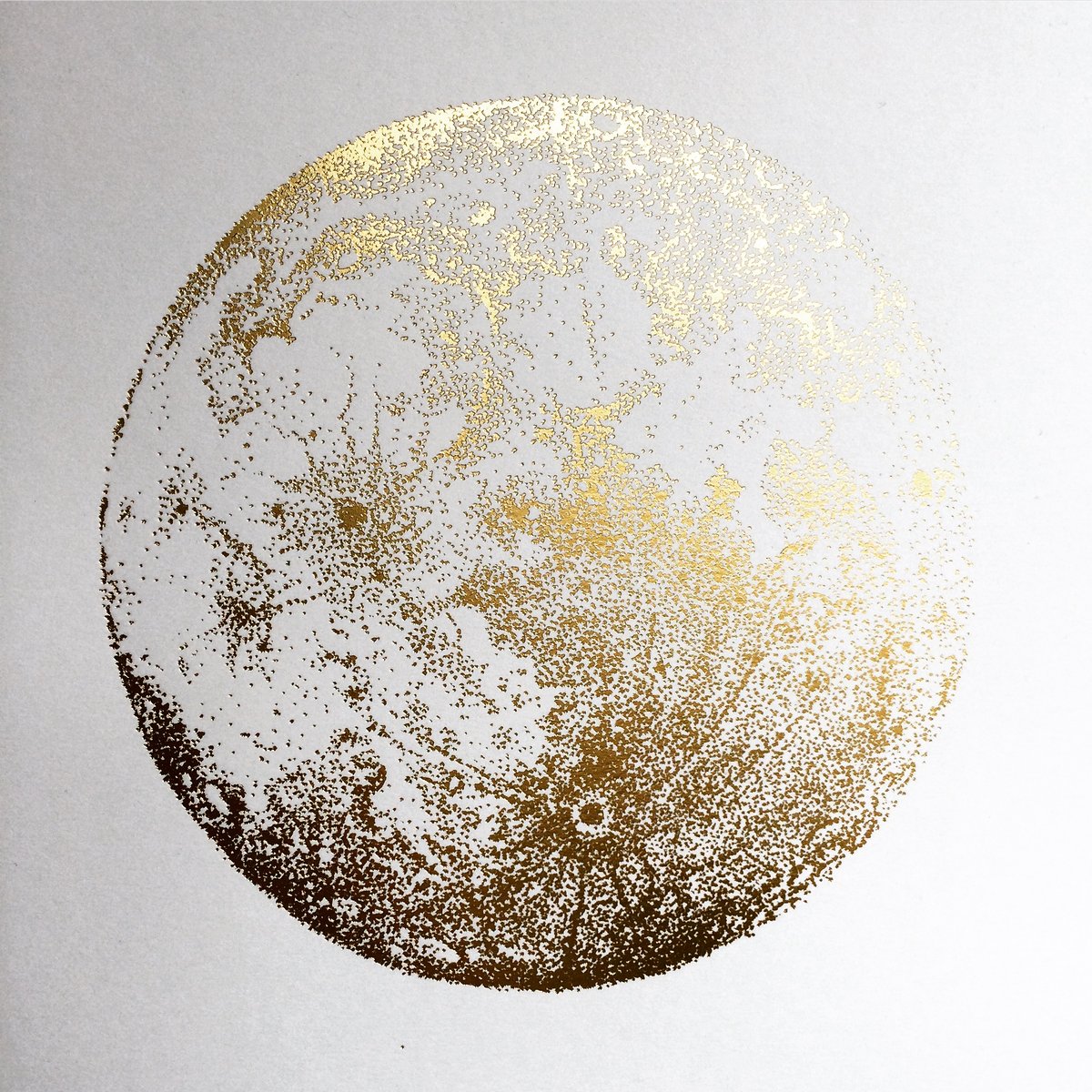 Gold Full Moon / Sabrina Kaïci Drawings