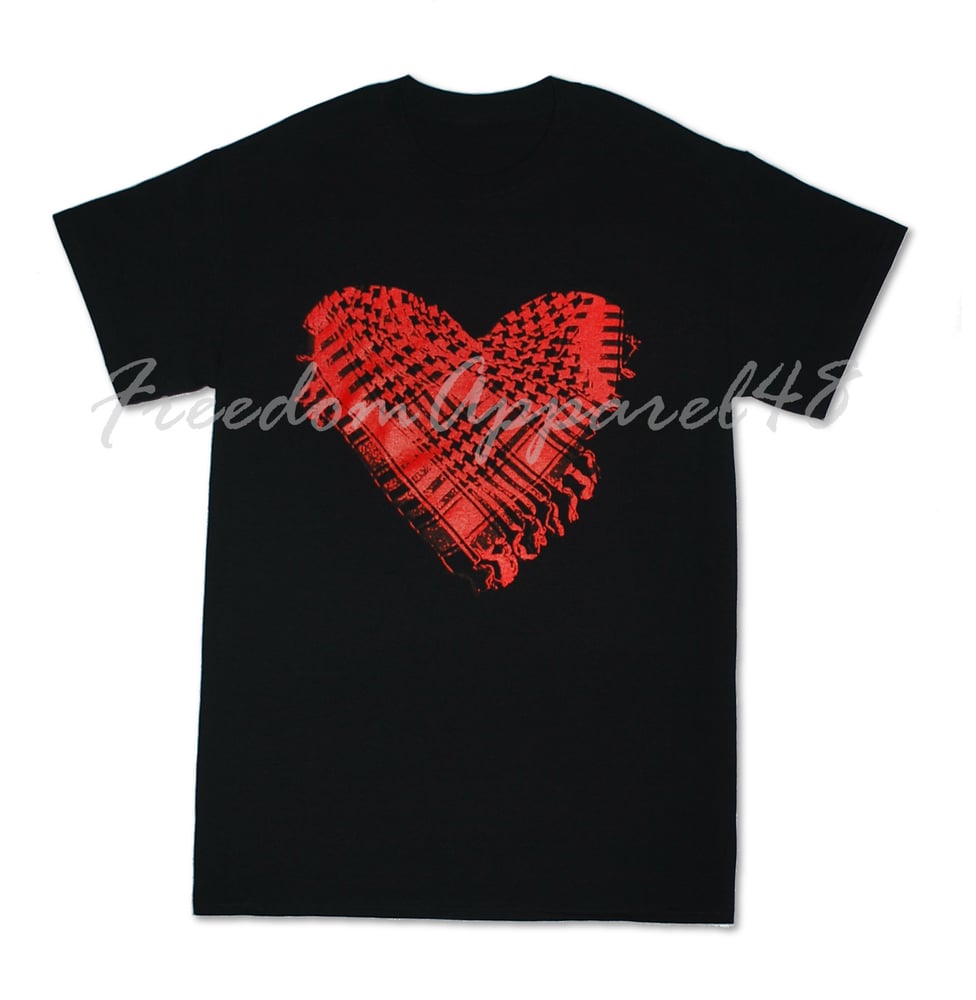 Image of Heart Keffiyeh Tee