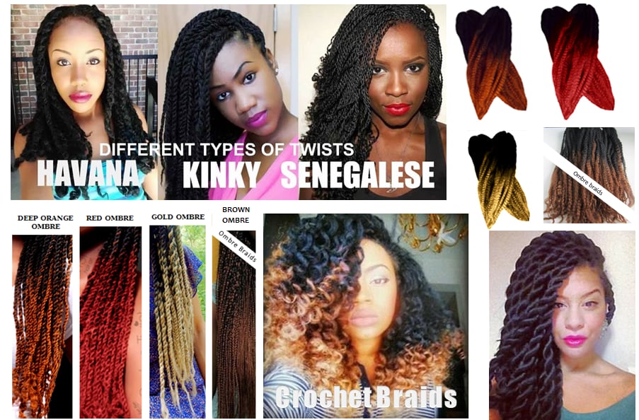 Image of 20" Marley Ombre Braiding Hair Bundle