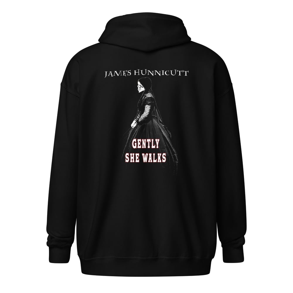 Gently She Walks- 2 Sided Unisex Zip Hoodie