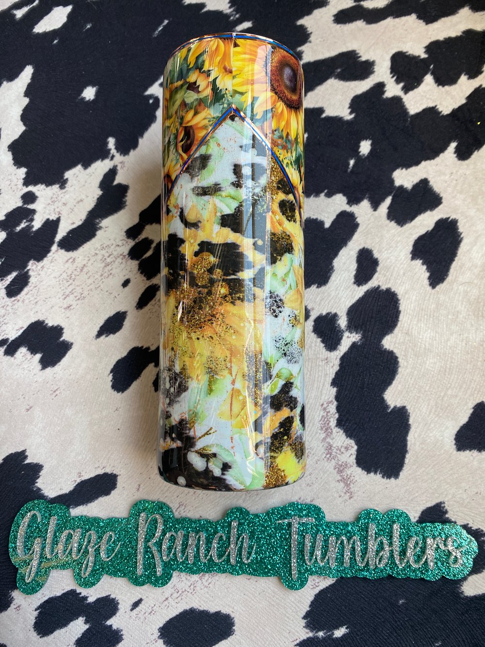 20 oz Steer sunflower