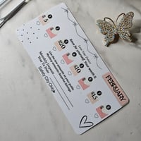 Image 8 of 12 month Savings Journey Tabbed Envelopes A6