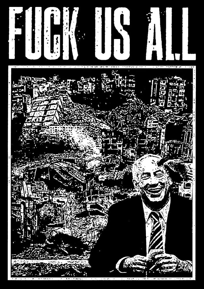 Image of FUCK US ALL S-XXL put your shirt size in the order comments