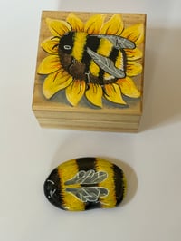 Image 11 of Hand Painted Wooden Box and ‘hug’ 