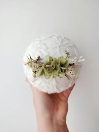 Headband hortensia verte