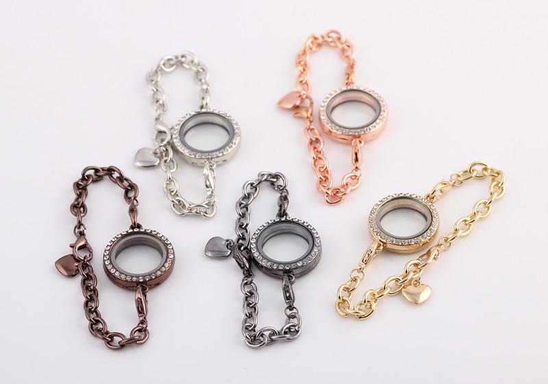 Image of LIFE LOCKET CHARM BRACELET