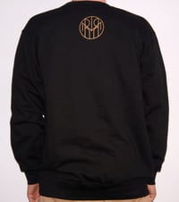 Image 2 of NO RISK NO REWARD - Back Gold Circle Fill - Black Sweatshirt