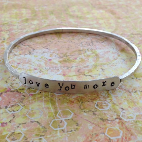 Image of love you more bracelet