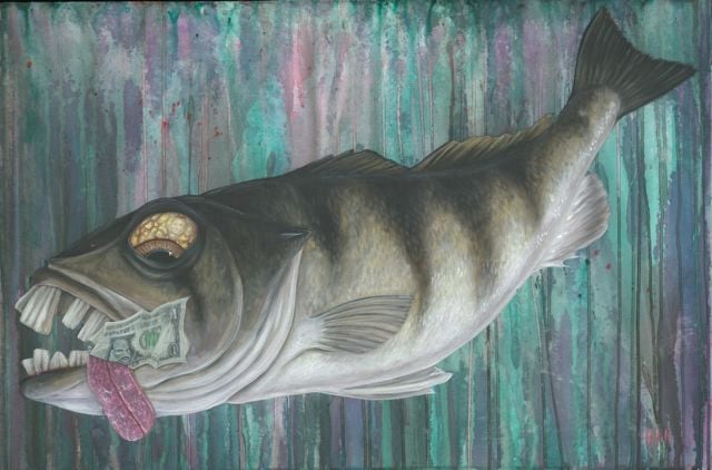 Image of "Dollar Cod" 11" x 14" print