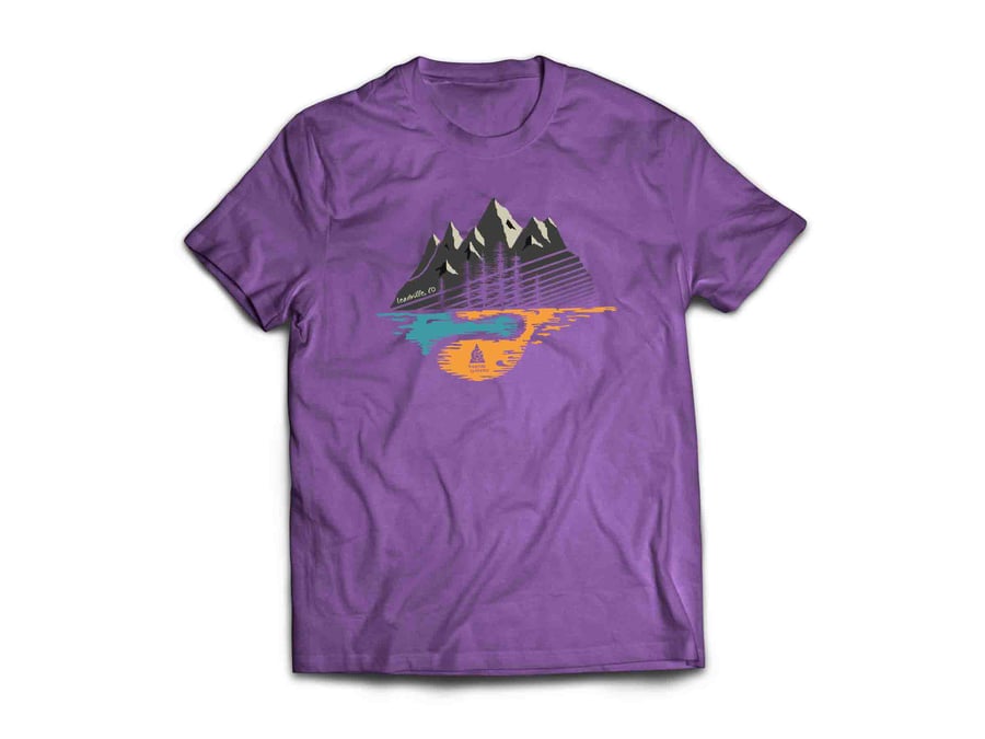 Image of Made in Colorado T-Shirt  Eggplant