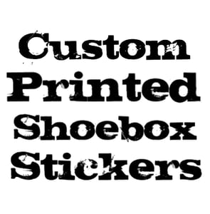 Image of Custom Printed Shoebox Stickers