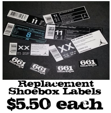 Image of Replacement Shoebox Labels