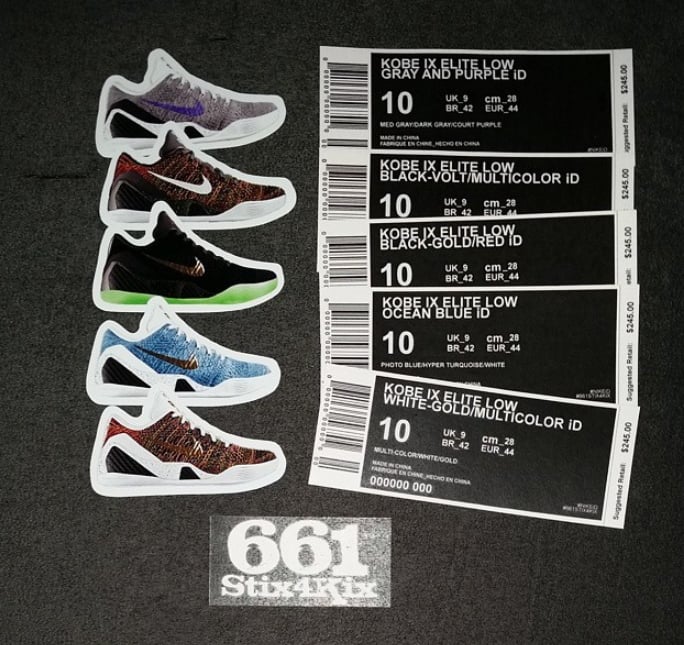 Image of Custom Nike iD Shoebox Label