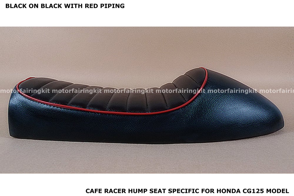 Image of Honda CG125 Seat - Classic Hump Seat 2