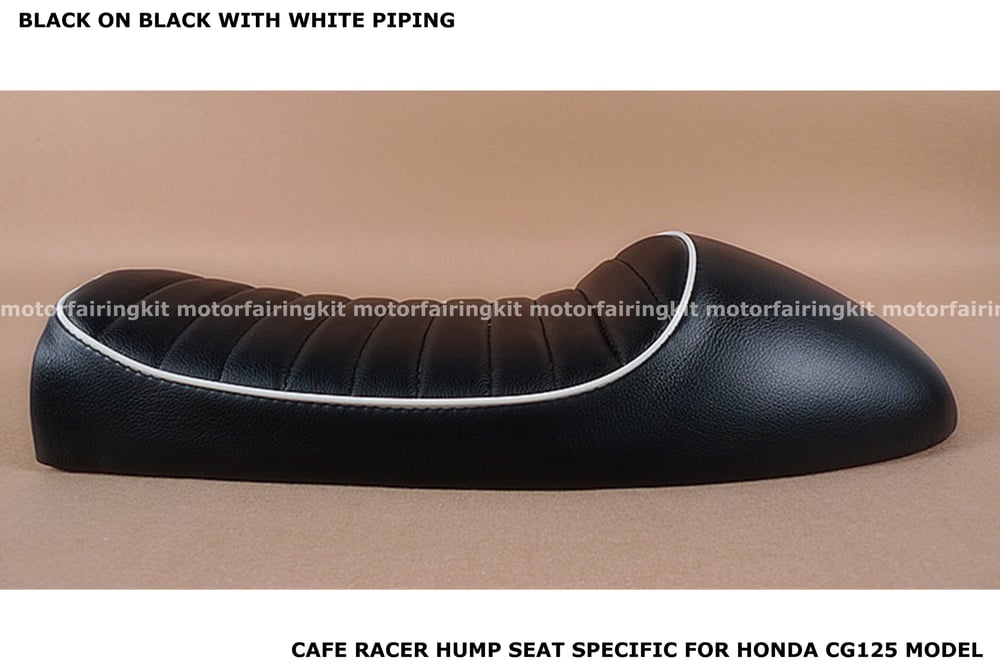 Image of Honda CG125 Seat - Classic Hump Seat 2