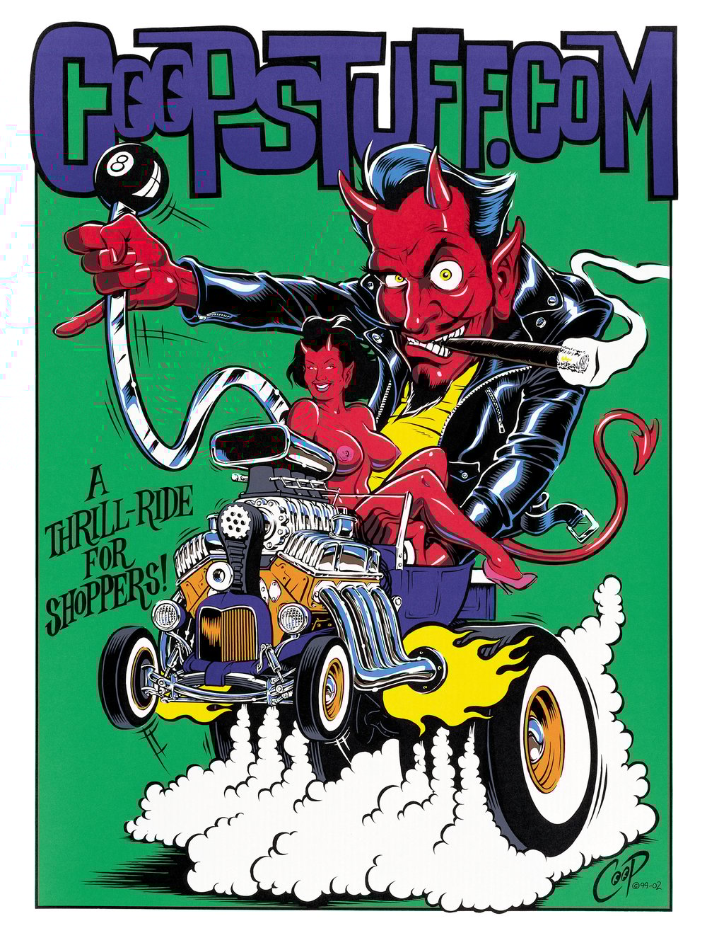 Image of HOT ROD DEVIL silkscreen print