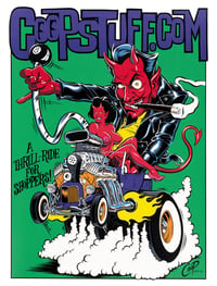 HOT ROD DEVIL silkscreen print