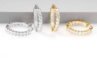 “Ice me out” Hoop Earrings 