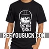 Ref You Suck - hockey referee t-shirt (black, red, or orange)