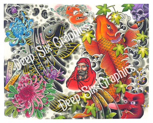 Image of Koi Split Sheet