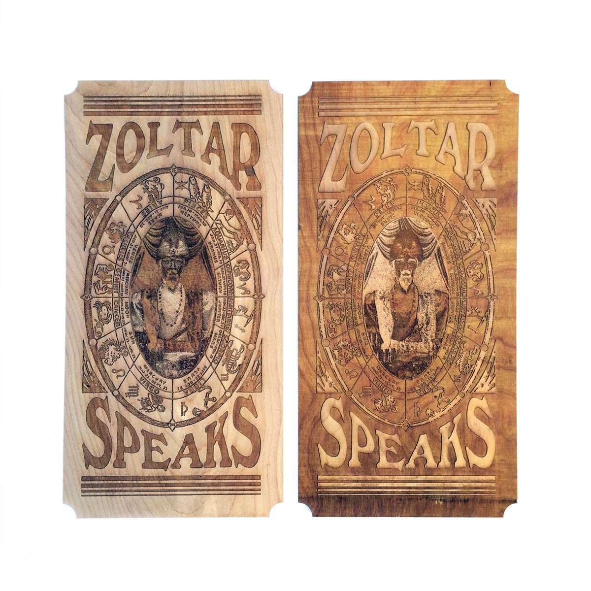 Zoltar Fortune Teller Card Wall Art / Nanogram