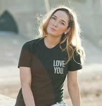 Image 2 of Love. You. Tee (Tri-Black)