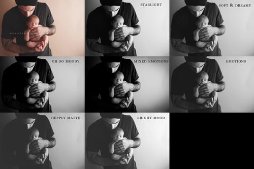 Image of Black & White Set for Photoshop, all versions