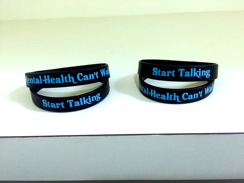 Image of Two Mental Health Wristbands