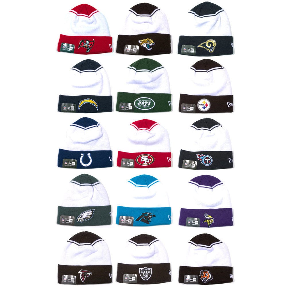 New Era NFL Team Cuffed Beanies / Knit Caps Fall OTC