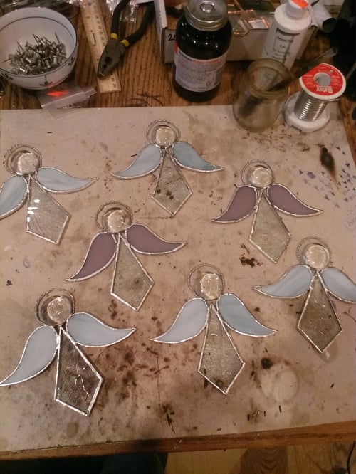 Image of Heavenly Angel-stained glass